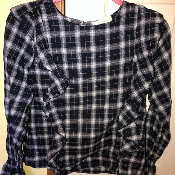 Chloe & Katie Flannel Top - Picture 1 of 1